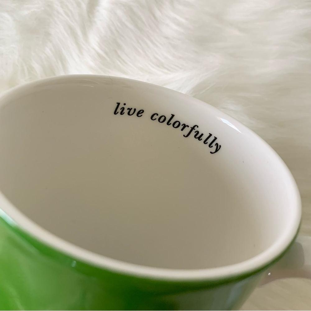Kate Spade Live Colorfully Green Mug